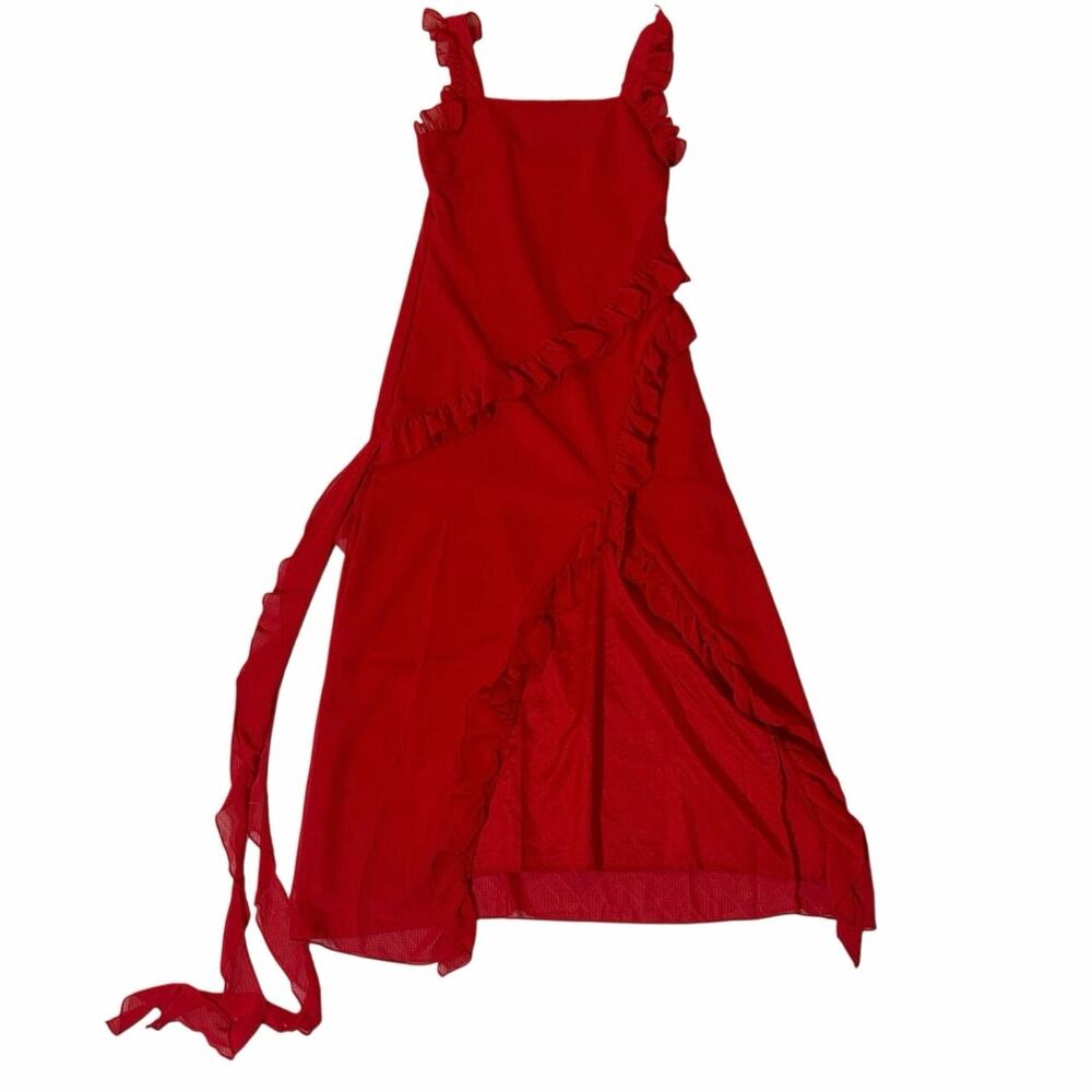 Red Y2K cute dress Medium (see measurements)